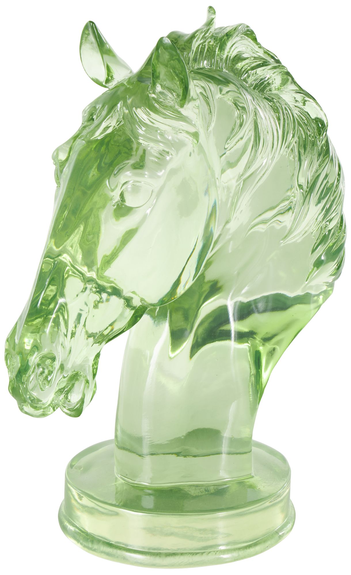 Image 6 Green Resin Eclectic Sculpture, 6" x 10" x 13" more views