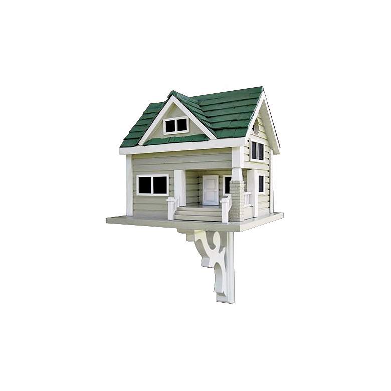 Image 1 Green Roof Bungalow Bird House