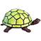 Green Tiffany Shell 3 1/2"H Turtle LED Accent Lamp
