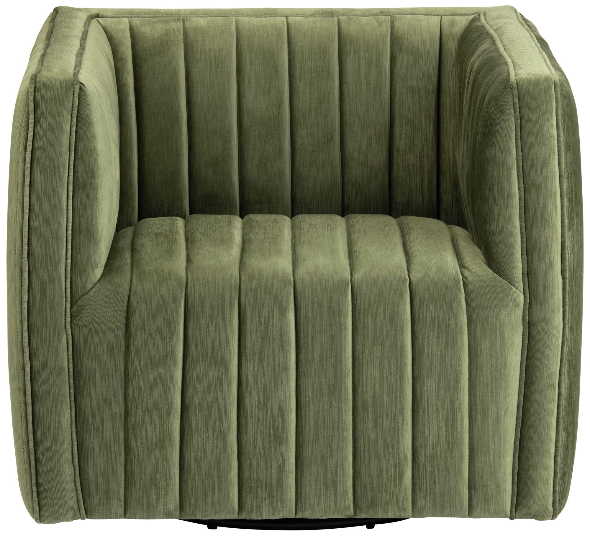 Image 3 Green Upholstered Accent Arm Chair with Black Iron Frame more views