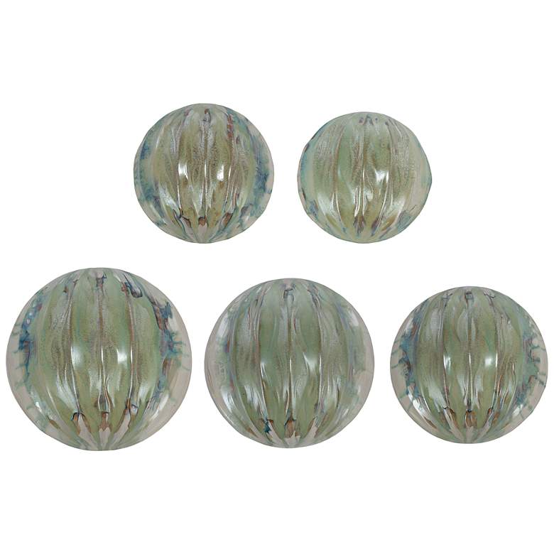 Image 1 Green Wall Bubbles Decor - Set of 5