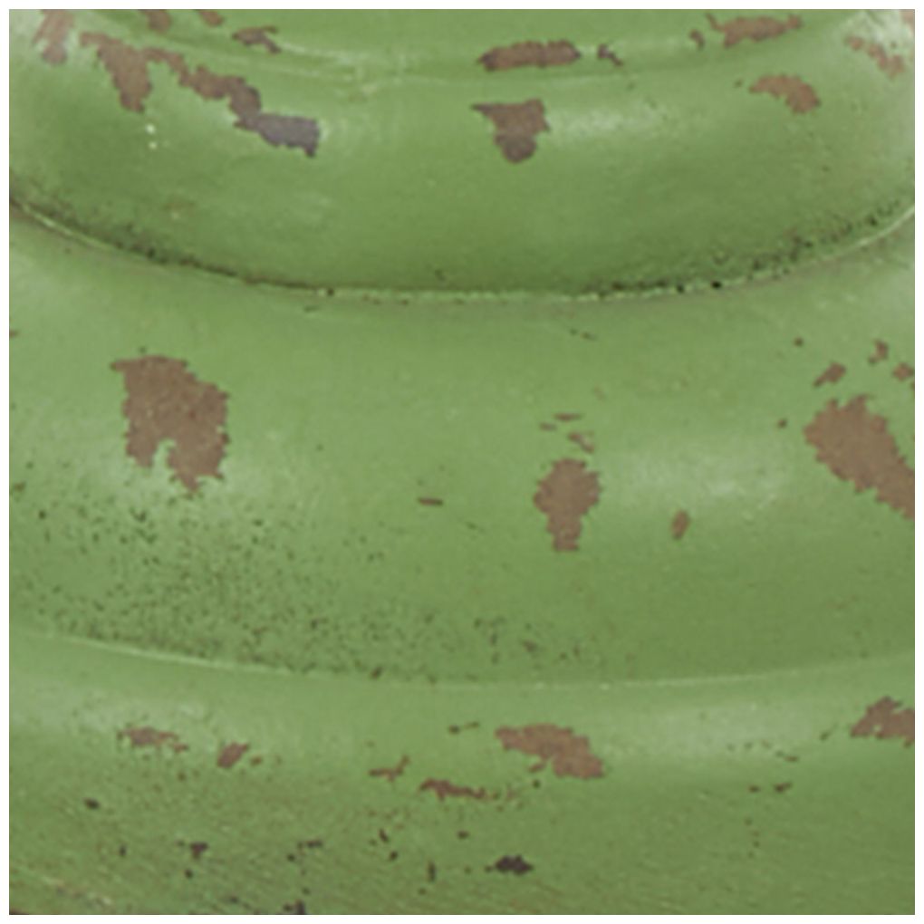 Green Wooden Traditional Candle Holder, S/3 15", 13", 11"H