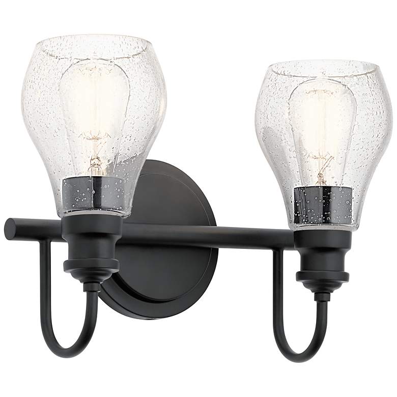 Image 1 Greenbrier Vanity Light Black