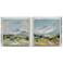 Greene Lands Framed Canvas Wall Art Set of 2