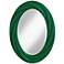 Greens 30" High Oval Twist Wall Mirror