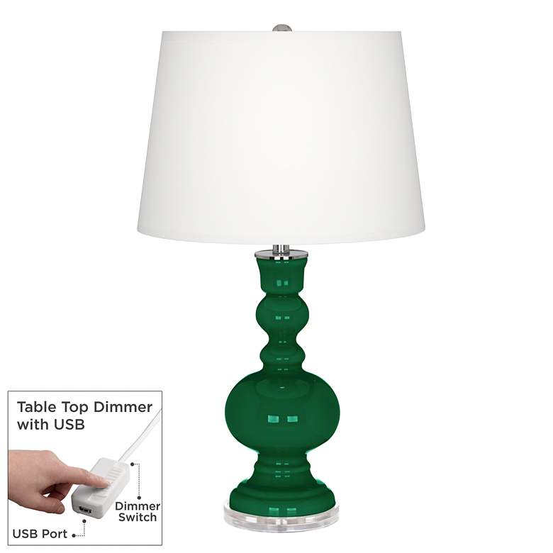 Image 1 Greens Apothecary Table Lamp with Dimmer