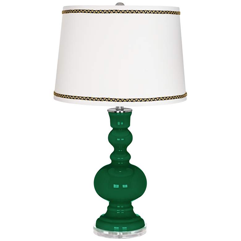 Image 1 Greens Apothecary Table Lamp with Ric-Rac Trim