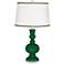 Greens Apothecary Table Lamp with Ric-Rac Trim