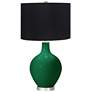 Greens Black Shade Ovo Table Lamp