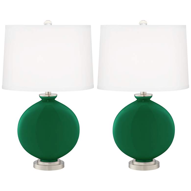 Image 2 Greens Carrie Table Lamp Set of 2