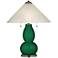 Greens Fulton Table Lamp with Fluted Glass Shade