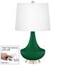 Greens Gillan Glass Table Lamp with Dimmer