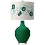 Greens Rose Bouquet Ovo Table Lamp