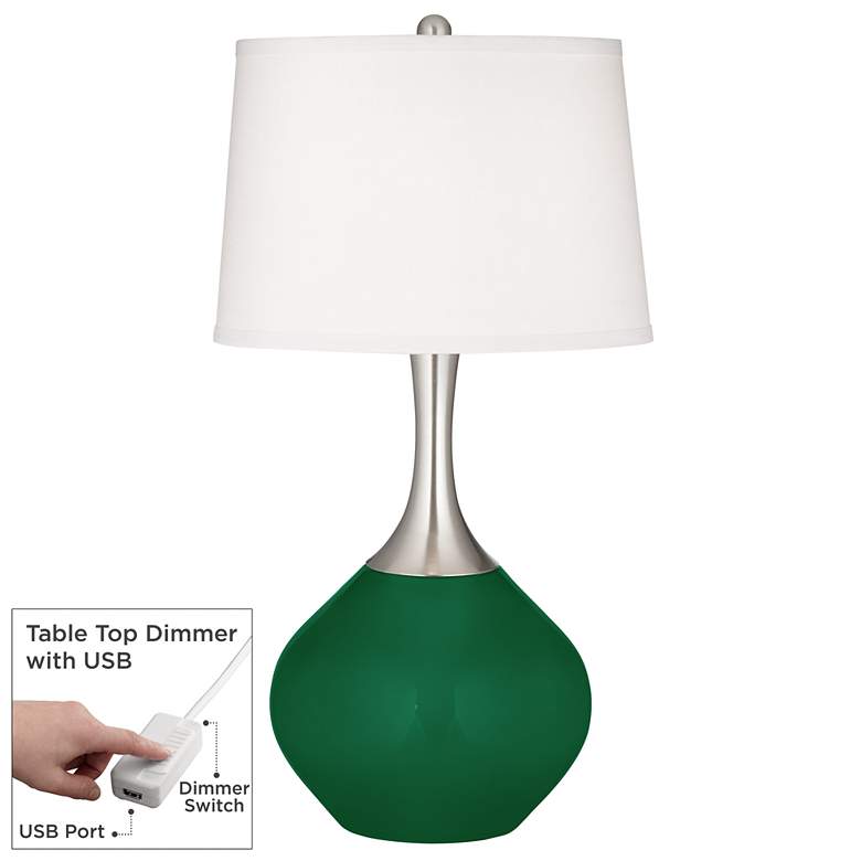 Image 1 Greens Spencer Table Lamp with Dimmer