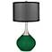 Greens Spencer Table Lamp with Organza Black Shade