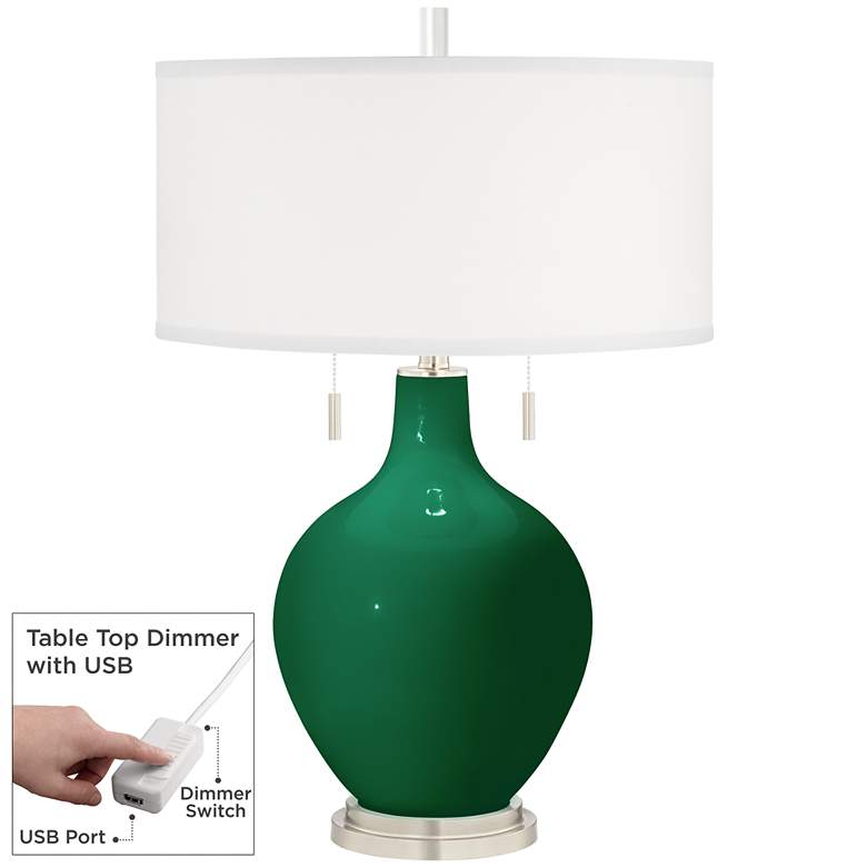 Image 1 Greens Toby Table Lamp with Dimmer