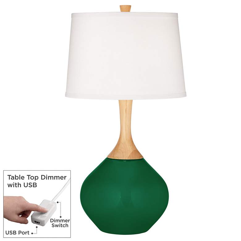 Image 1 Greens Wexler Table Lamp with Dimmer