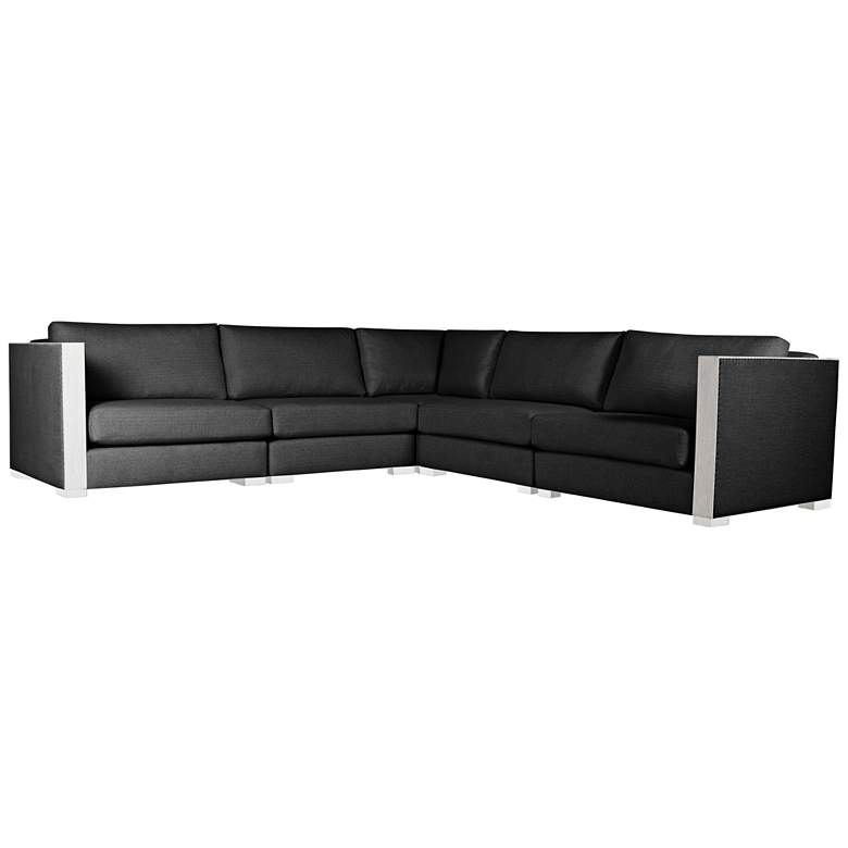 Image 1 Greenwhich Charcoal Right and Left-Arm Standard Sectional