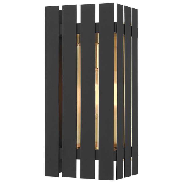 Image 1 Greenwich 1 Light Black Outdoor Wall Lantern