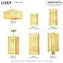 3_Greenwich 1 Light Satin Brass Outdoor Pendant Lantern more views