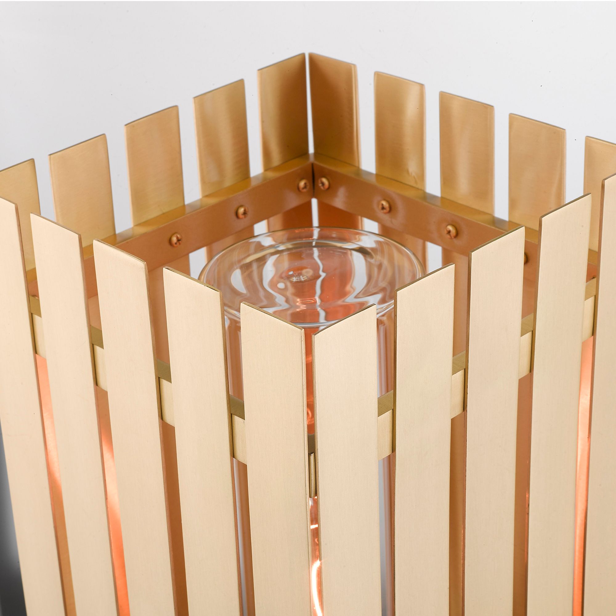 Greenwich 1 Light Satin Brass Outdoor Post Top Lantern