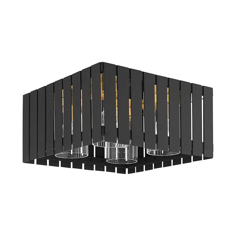 Image 4 Greenwich 4 Light Black Outdoor Ceiling Mount more views