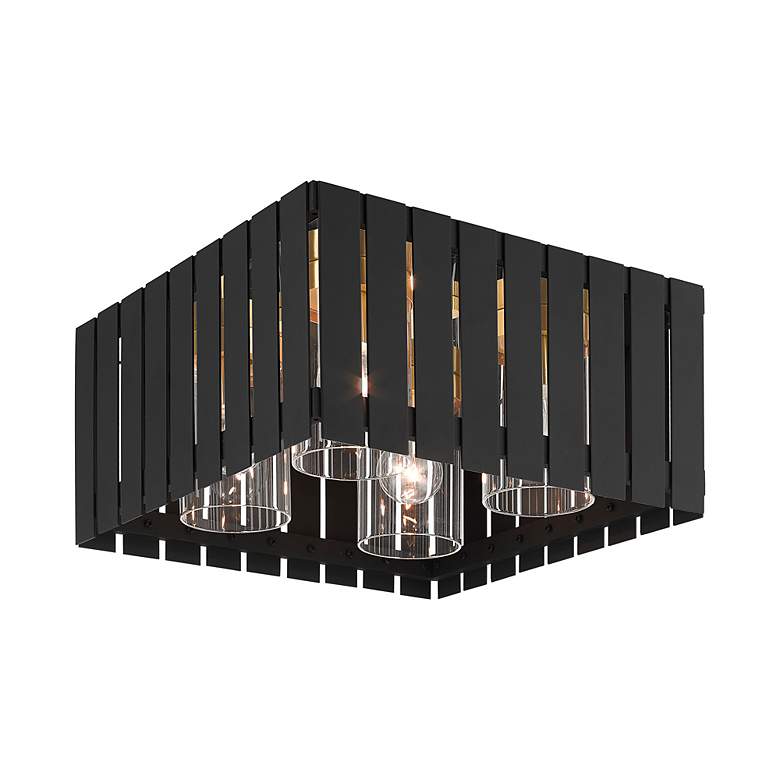 Image 7 Greenwich 4 Light Black Outdoor Ceiling Mount more views