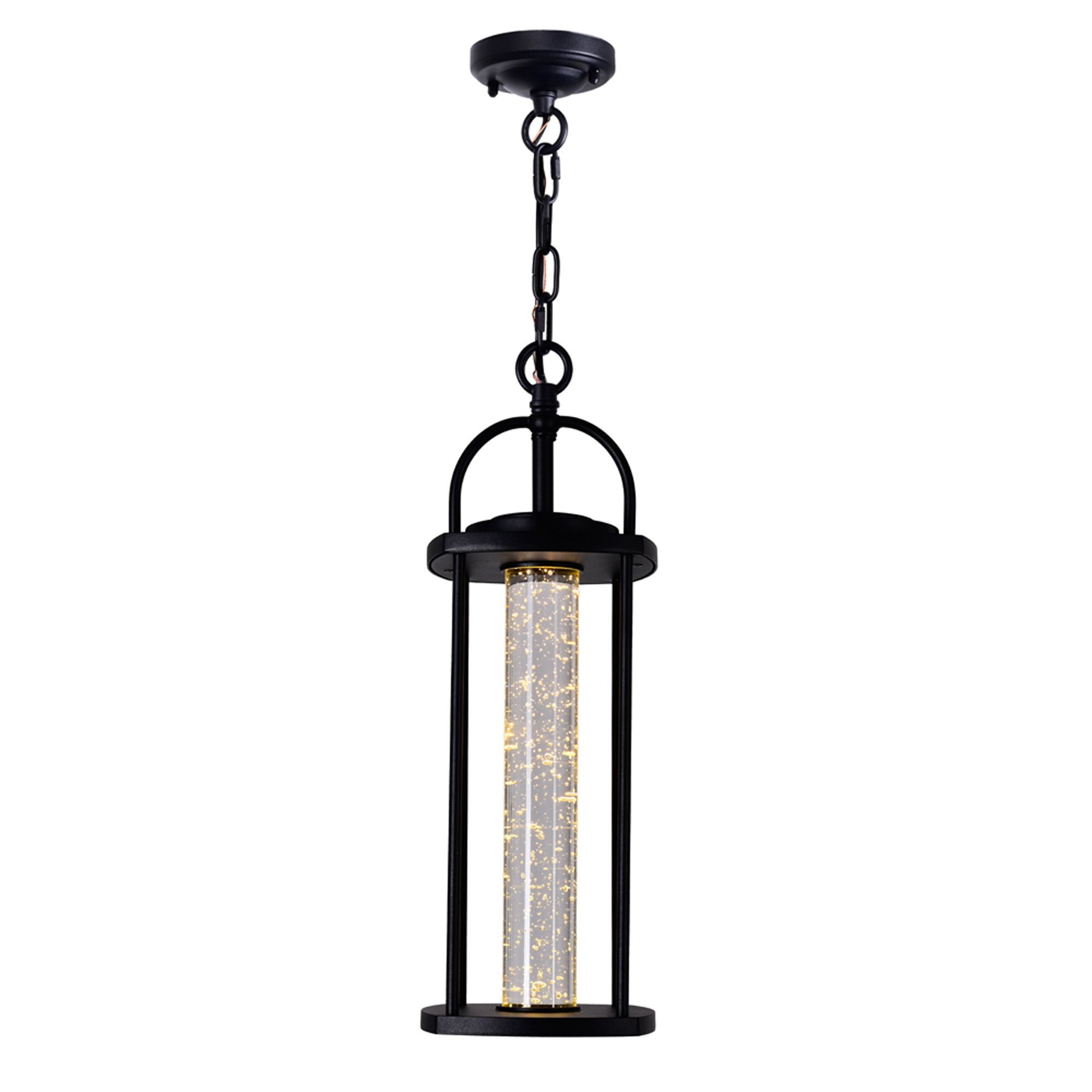 Image 2 Greenwood LED Black Outdoor Pendant more views