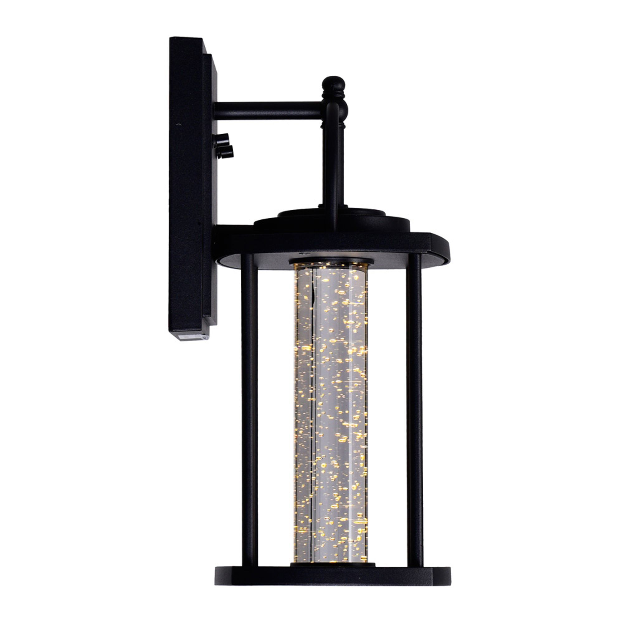 Image 2 Greenwood LED Black Outdoor Wall Lantern more views