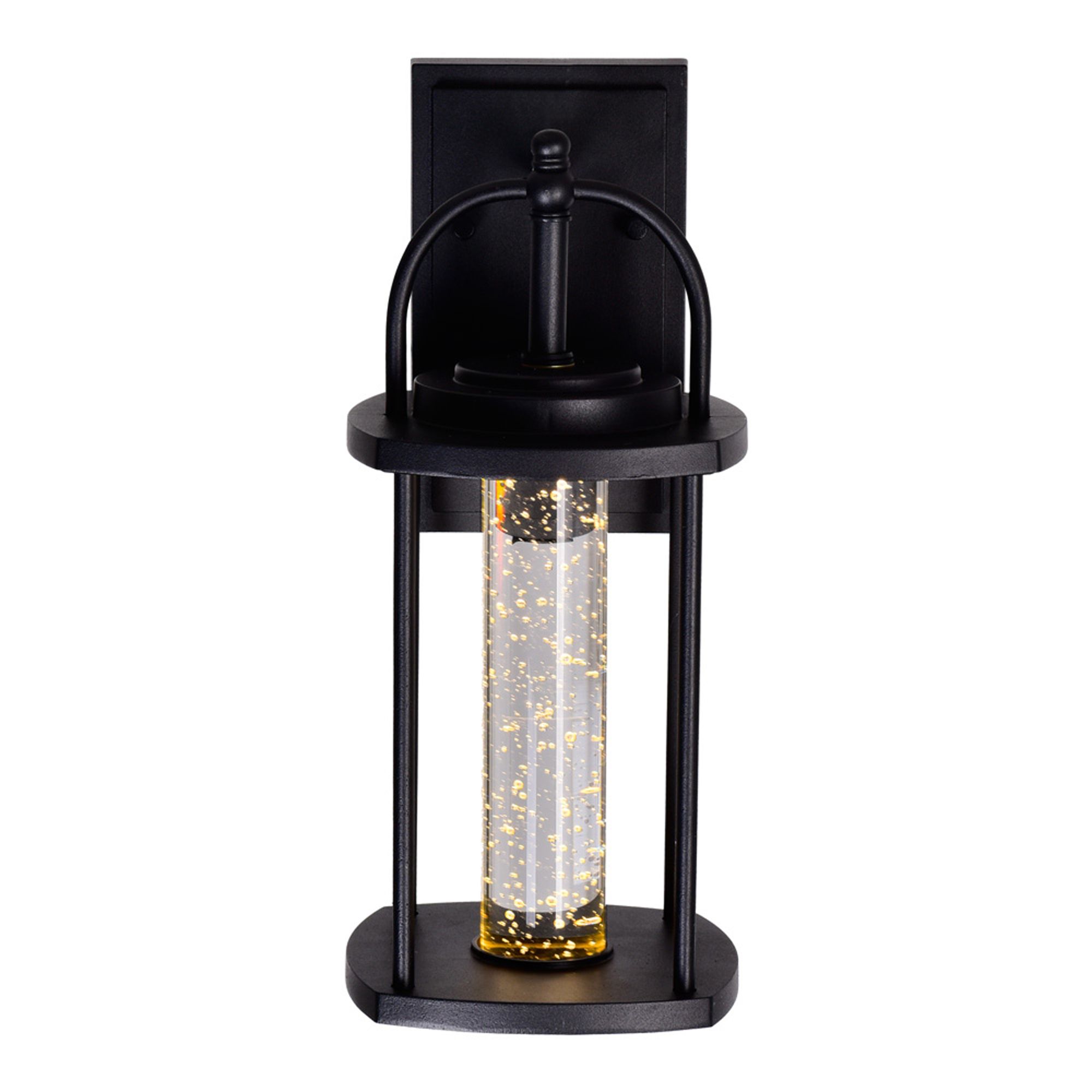 Image 3 Greenwood LED Black Outdoor Wall Lantern more views