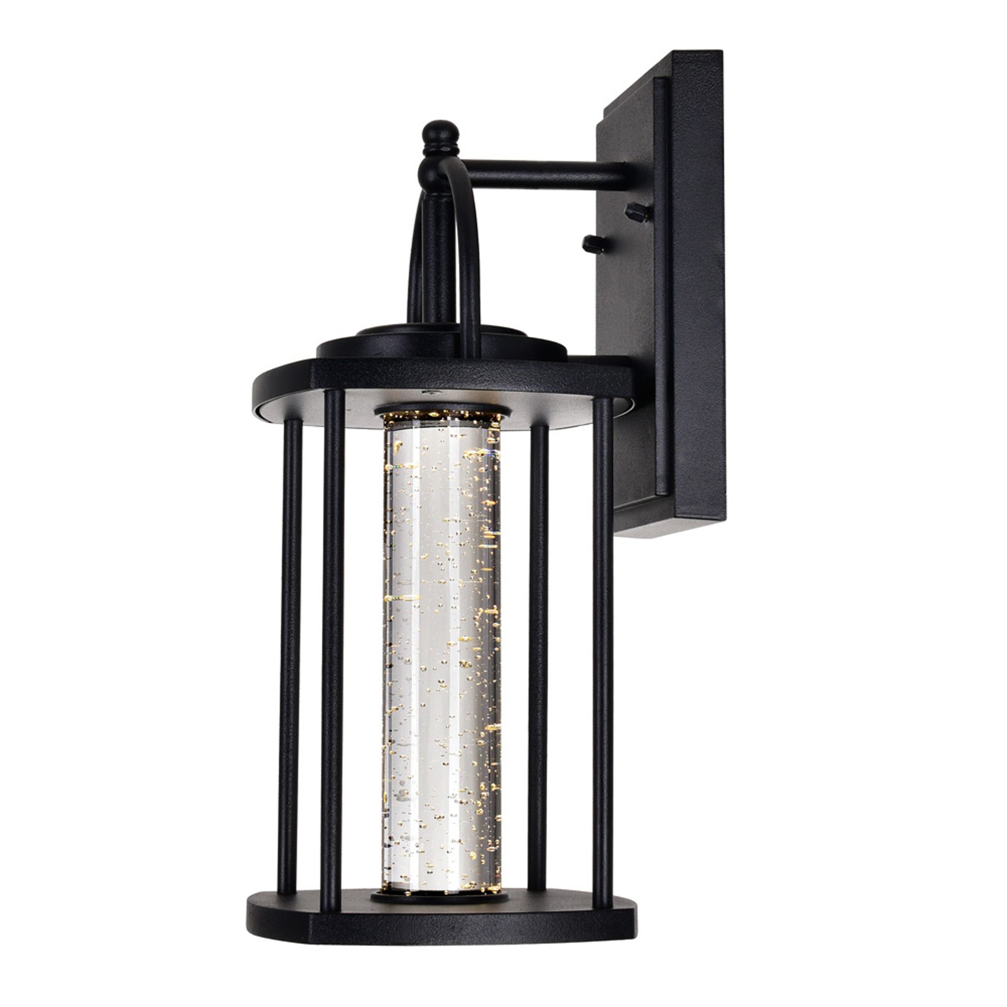 Image 4 Greenwood LED Black Outdoor Wall Lantern more views