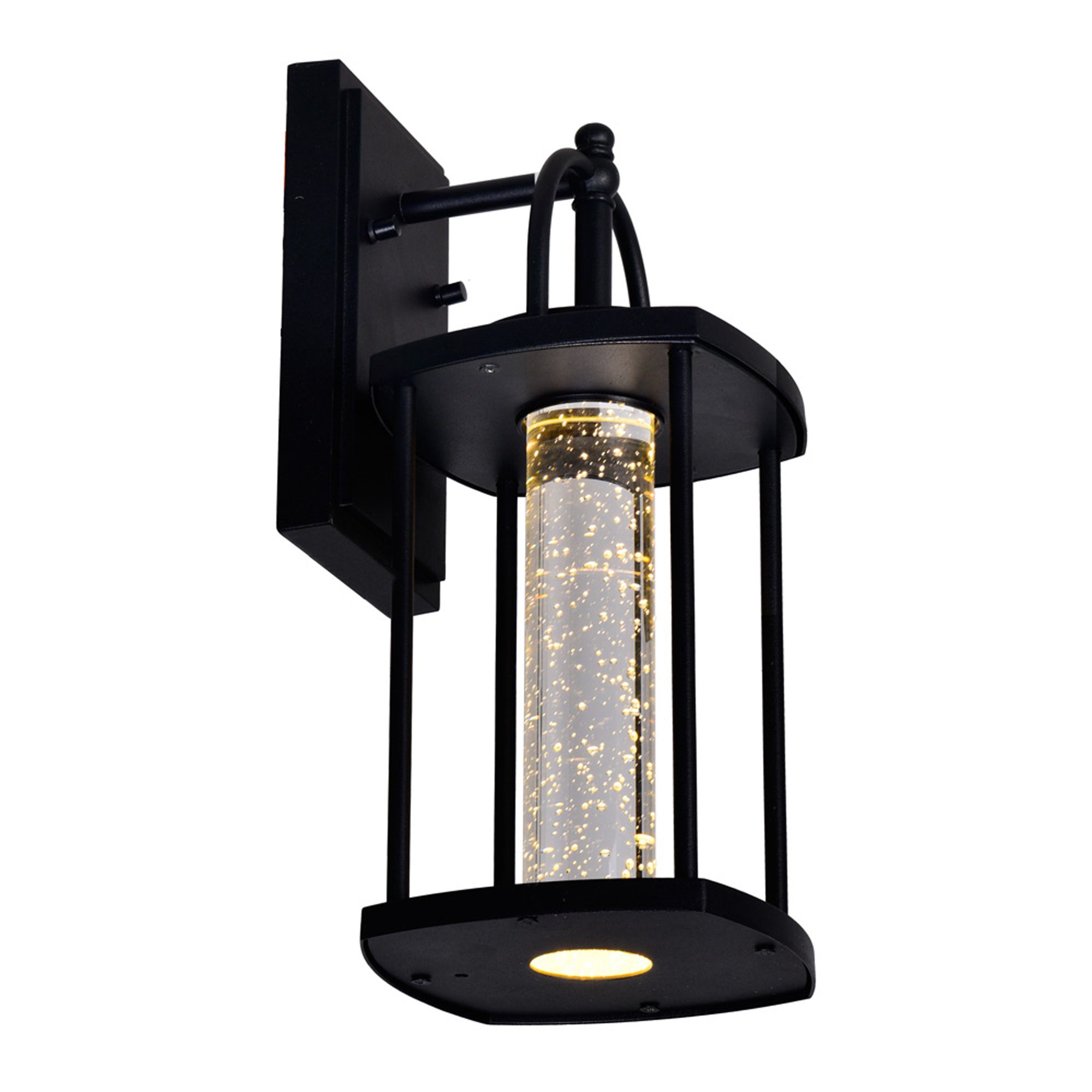 Image 5 Greenwood LED Black Outdoor Wall Lantern more views
