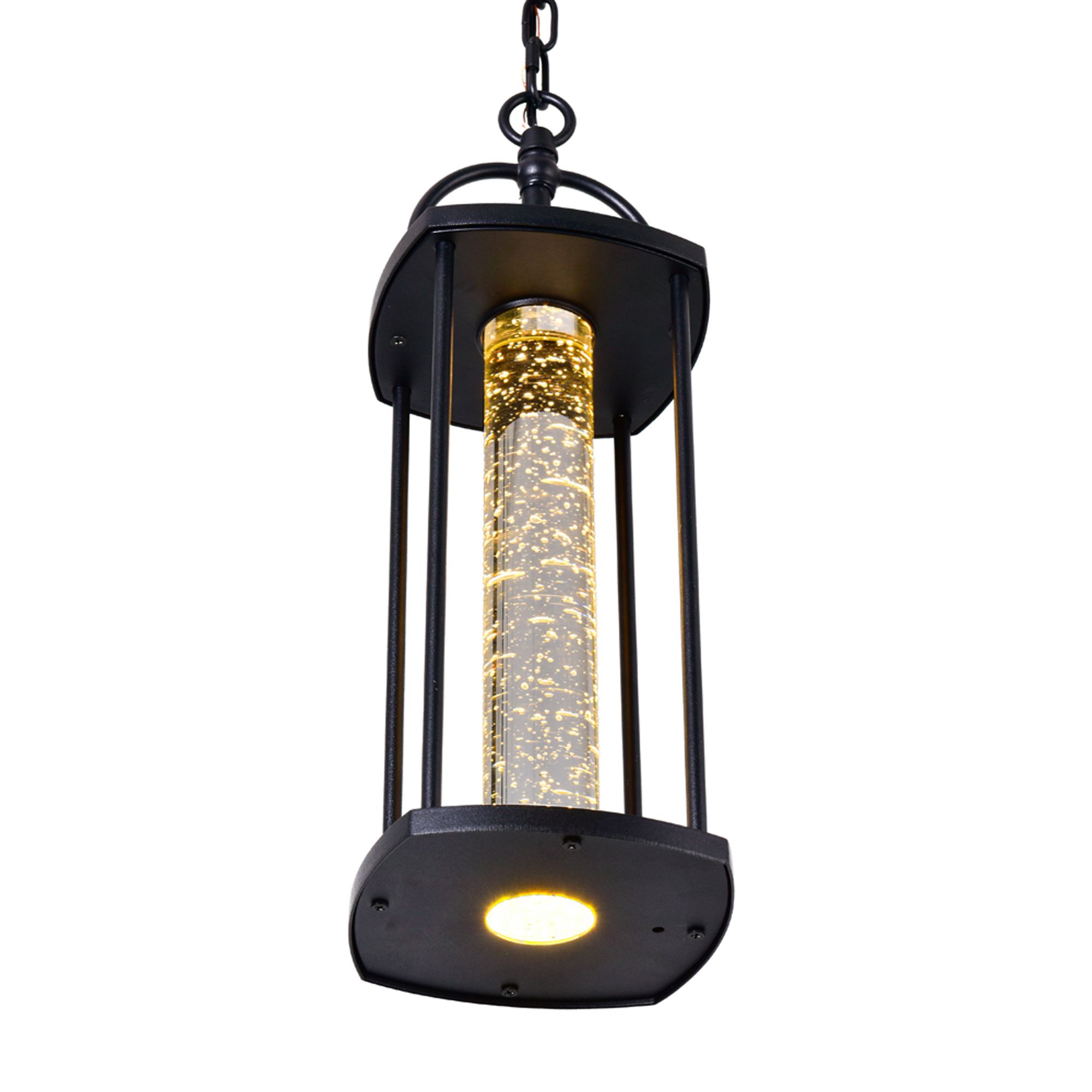 Image 3 Greenwood LED Outdoor Black Pendant more views
