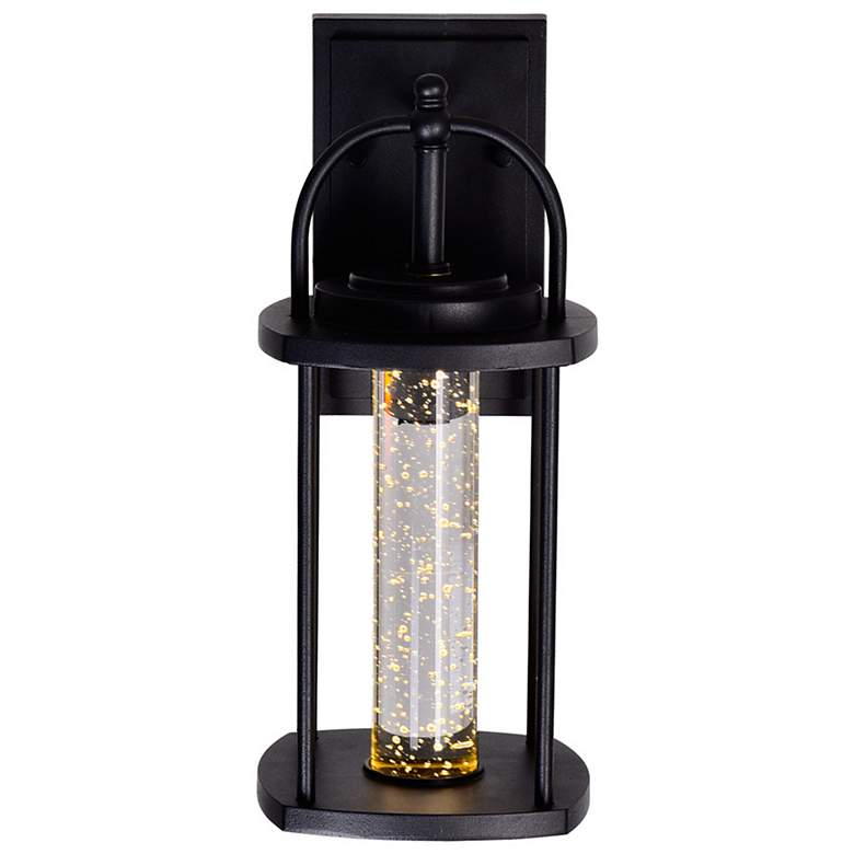 Image 3 Greenwood LED Outdoor Black Wall Lantern more views