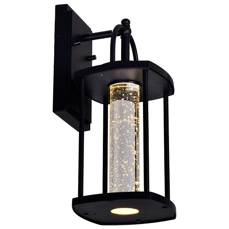 Image 5 Greenwood LED Outdoor Black Wall Lantern more views