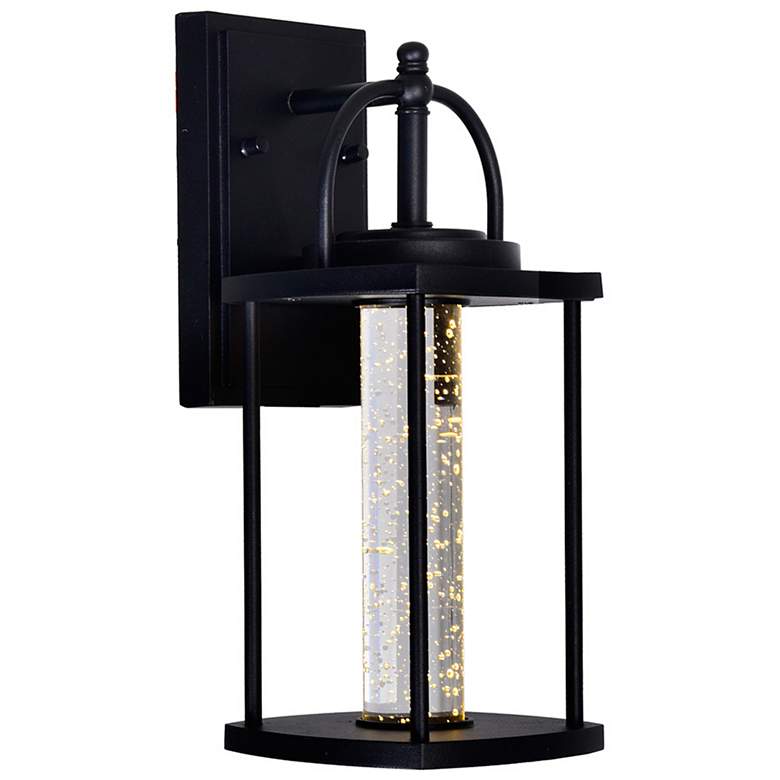 Image 6 Greenwood LED Outdoor Black Wall Lantern more views