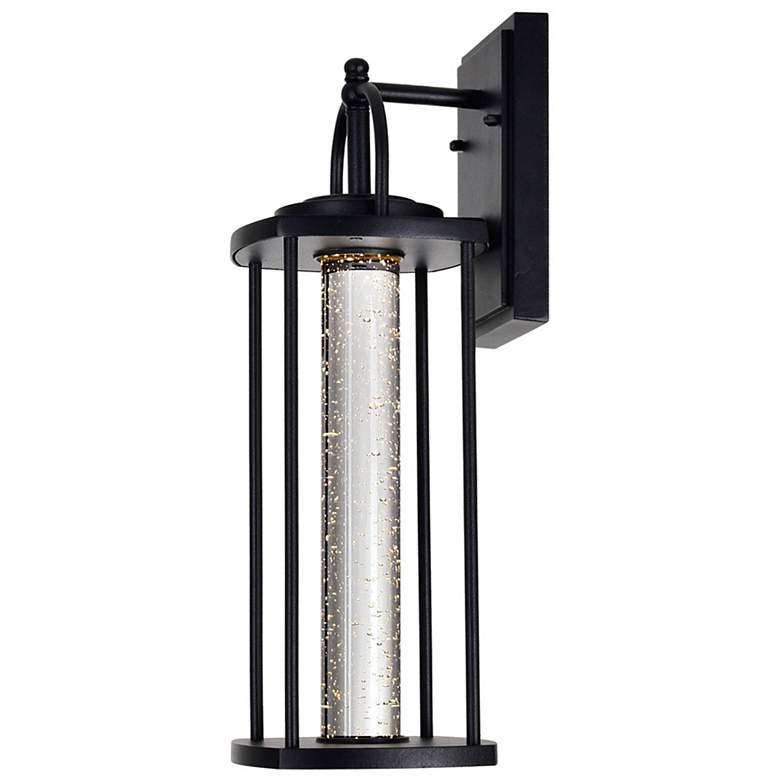 Image 1 Greenwood LED Outdoor Black Wall Lantern