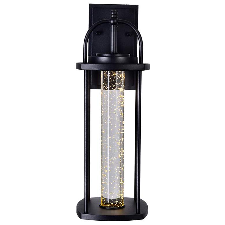 Image 3 Greenwood LED Outdoor Black Wall Lantern more views