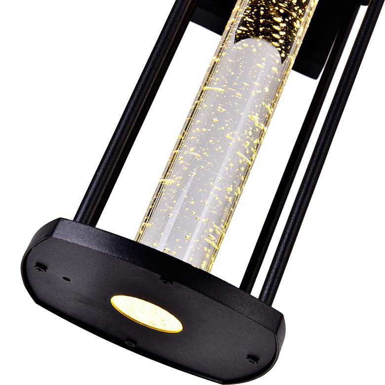 Image 5 Greenwood LED Outdoor Black Wall Lantern more views