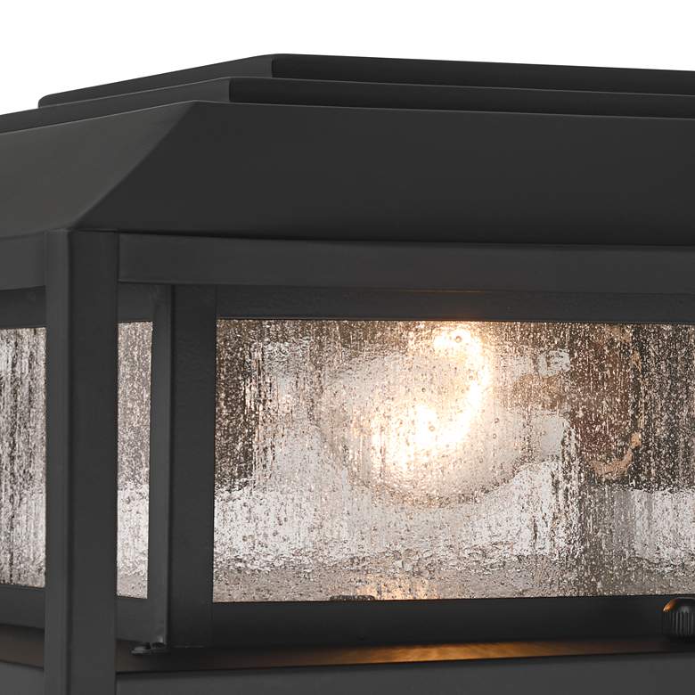 Image 2 Gregor 6" High Black Outdoor Light Set of 2 more views