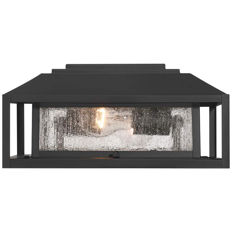 Image 6 Gregor 6" High Black Outdoor Light Set of 2 more views