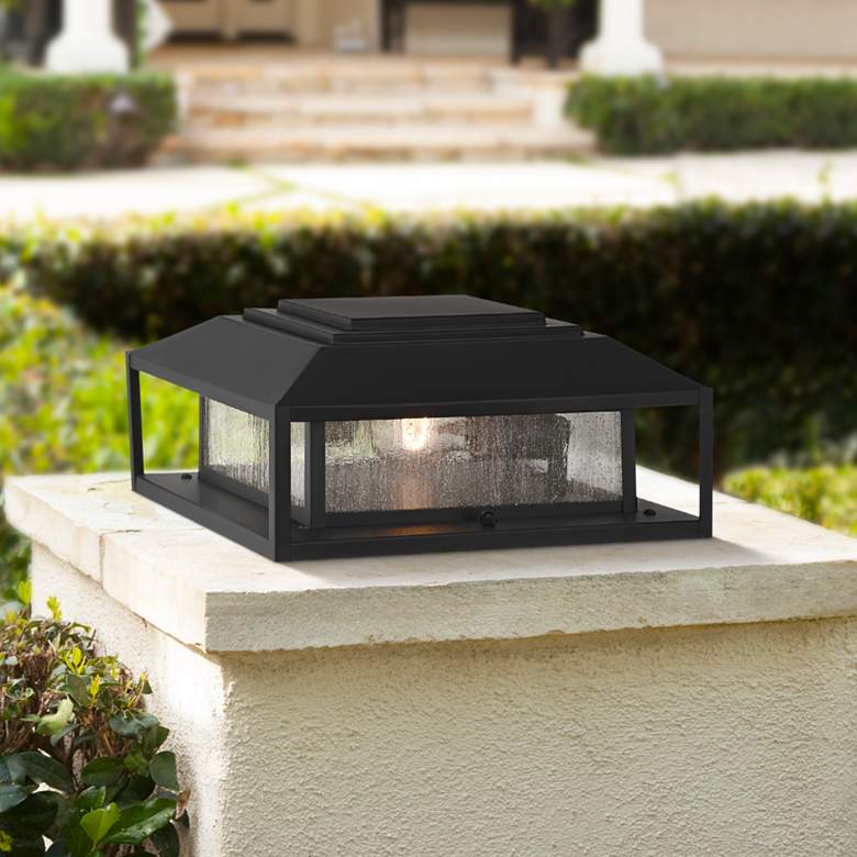 Image 1 Gregor 6" High Black Outdoor Light