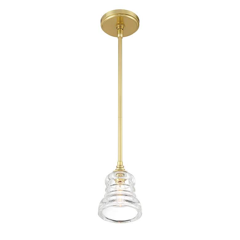 Image 5 Gregory 1 Light Aged Brass Mini Pendant more views