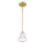 5_Gregory 1 Light Aged Brass Mini Pendant more views
