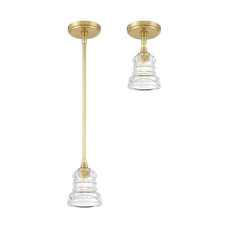 Image 7 Gregory 1 Light Aged Brass Mini Pendant more views