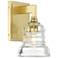 Gregory 1 Light Aged Brass Sconce