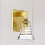 Thumbnail1 of Gregory 1 Light Aged Brass Sconce
