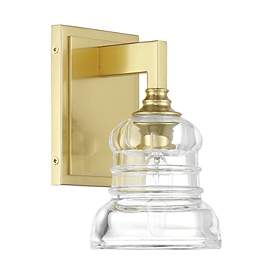 Image3 of Gregory 1 Light Aged Brass Sconce more views