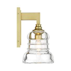 Image4 of Gregory 1 Light Aged Brass Sconce more views
