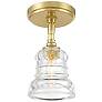 2_Gregory 1 Light Aged Brass Semi Flush Mount